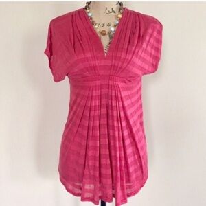 •Calvin Klein• burnout striped top